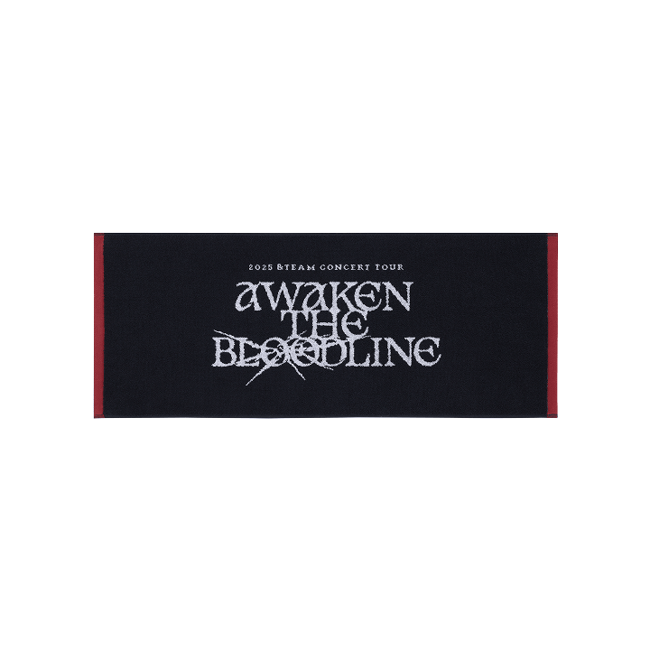 &TEAM - AWAKEN THE BLOODLINE 2025 CONCERT TOUR OFFICIAL MD JACQUARD FACE TOWEL - COKODIVE