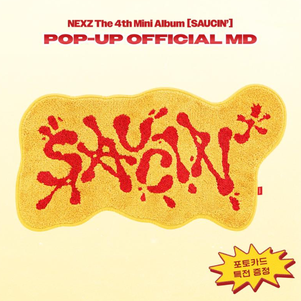 NEXZ - SAUCIN' POP UP OFFICIAL MD JACQUARD RUG - COKODIVE