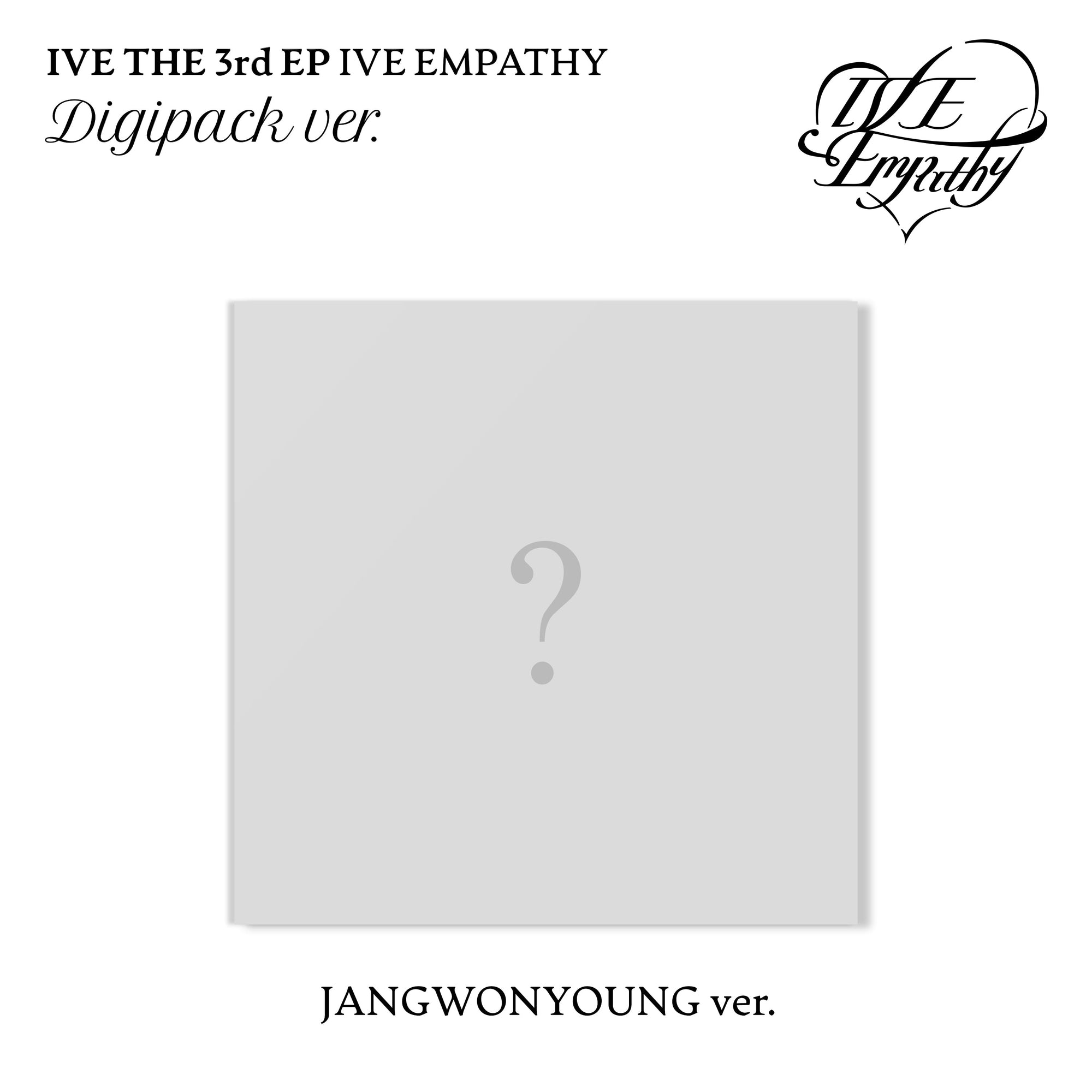 IVE - IVE EMPATHY 3RD EP ALBUM STARSHIP SQUARE GIFT LOVED DIGIPACK JANGWONYOUNG VER - COKODIVE