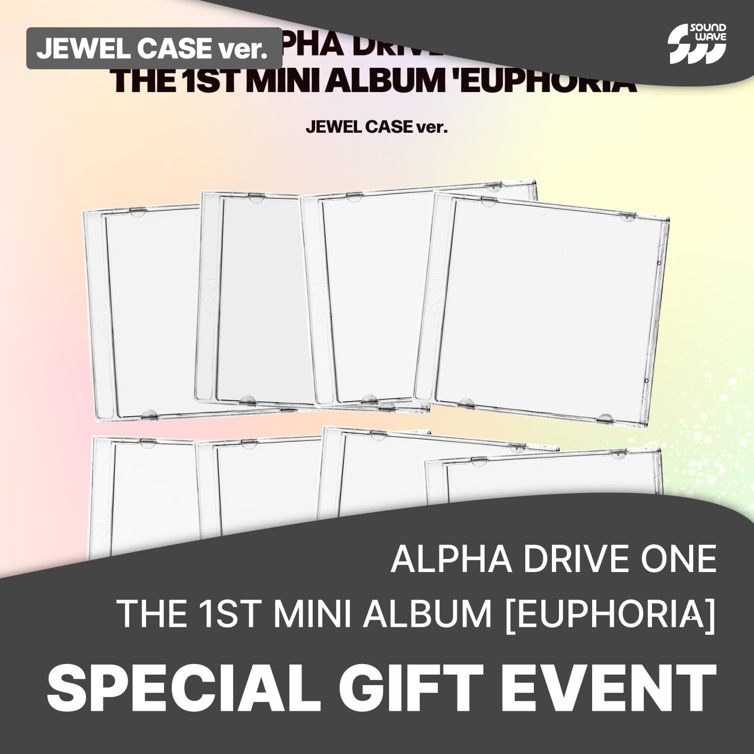 ALPHA DRIVE ONE - EUPHORIA 1ST MINI ALBUM SOUNDWAVE GIFT JEWEL SET - COKODIVE