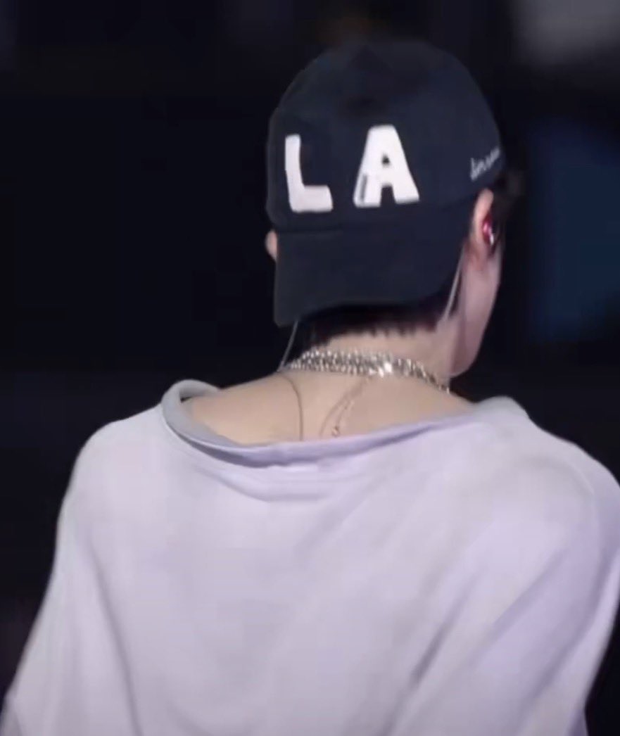 [BTS JIN LA CONCERT LOOK] BLOCK LA CHAIN STITCH BALL CAP