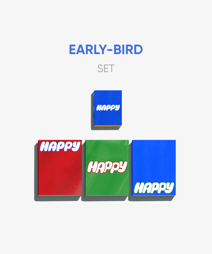 BTS JIN - HAPPY 1ST SOLO ALBUM WEVERSE GIFT EARLY BIRD SET