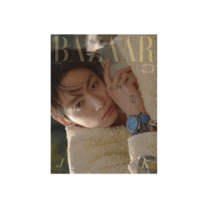 BTS JUNG KOOK - BAZAAR MAGAZINE 2026 JUNE ISSUE COVER A W - COKODIVE