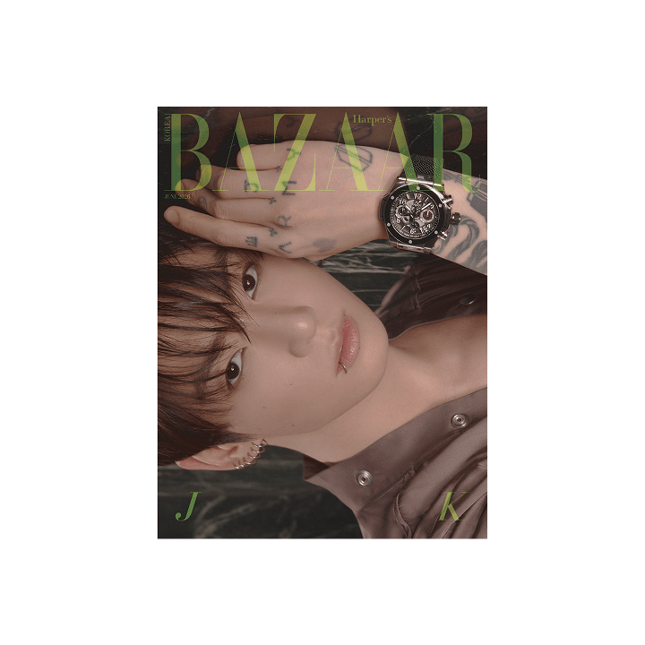 BTS JUNG KOOK - BAZAAR MAGAZINE 2026 JUNE ISSUE COVER F W - COKODIVE