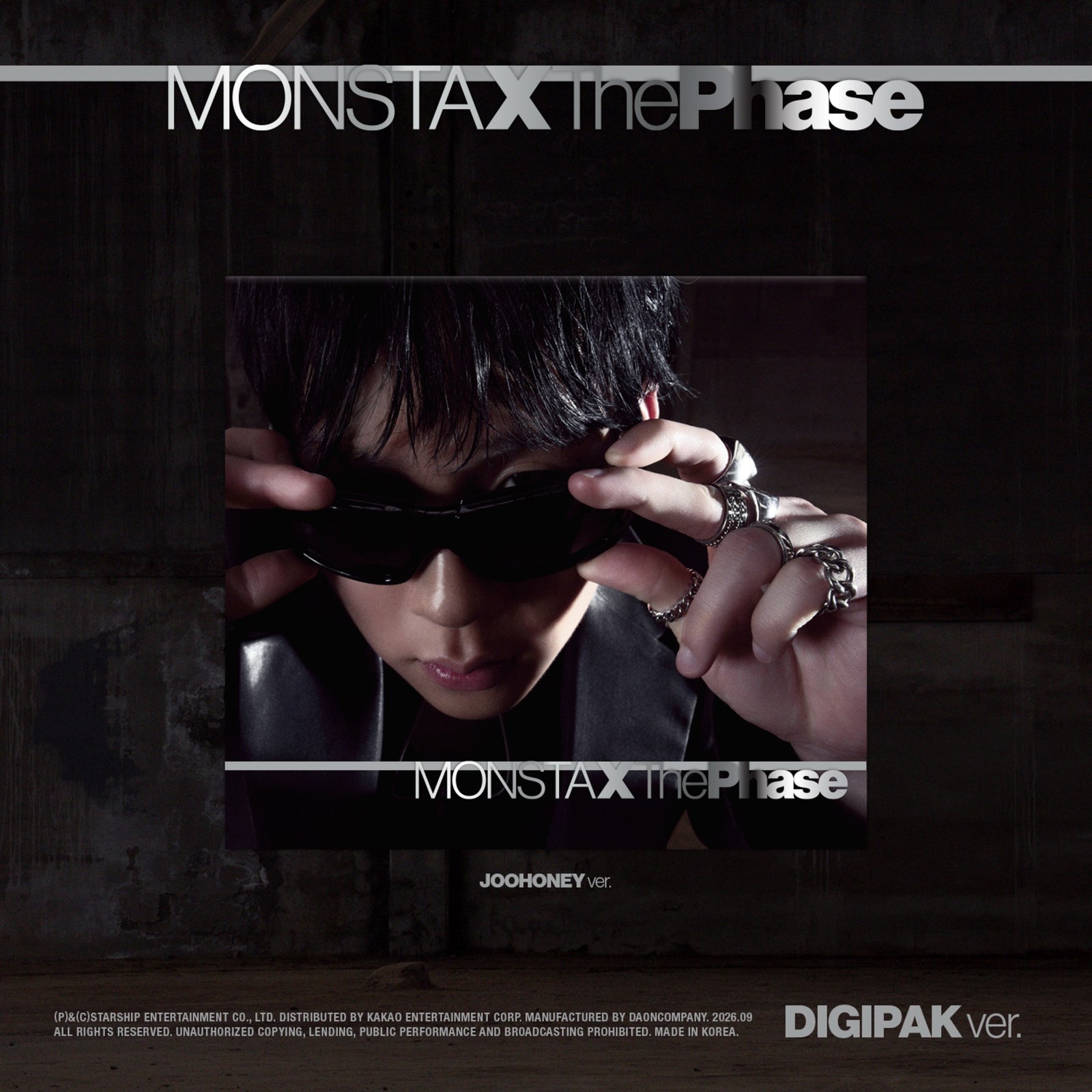 MONSTA X - THE PHASE EP ALBUM STARSHIP GIFT DIGIPACK VER JOOHONEY