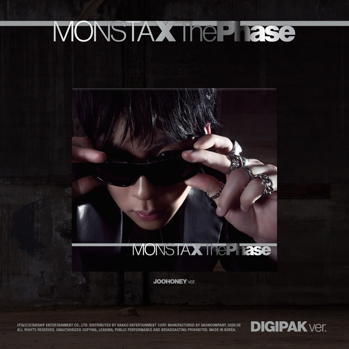 MONSTA X - THE PHASE EP ALBUM STARSHIP GIFT DIGIPACK VER JOOHONEY
