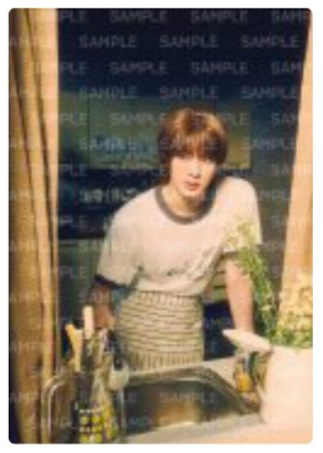 BTS JIN - HAPPY POP-UP : RUNNING WILD TO HAPPINESS OFFICIAL MD PRINTED PHOTO - COKODIVE