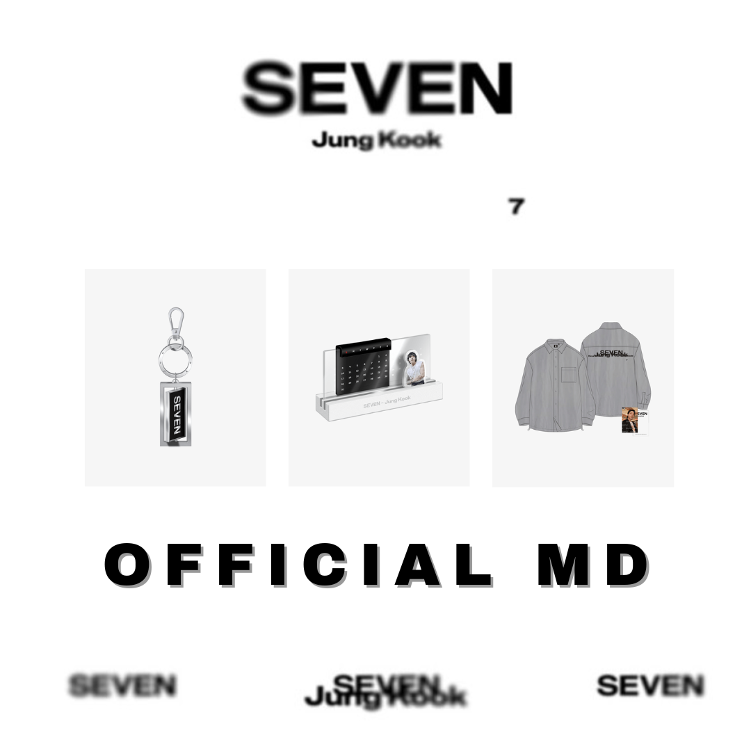 PRE ORDER BTS JUNGKOOK - SEVEN OFFICIAL MD - COKODIVE