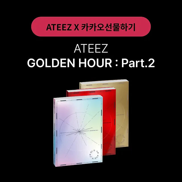 ATEEZ - GOLDEN HOUR : PART.2 11TH MINI ALBUM KAKAO GIFT PHOTOBOOK RANDOM - COKODIVE