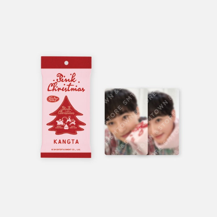 KANGTA - 2024 PINK CHRISTMAS PHOTO CARD RANDOM PACK - COKODIVE