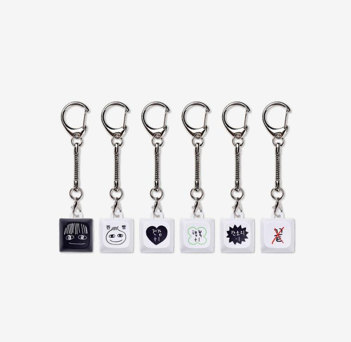 DAY6 SUNGJIN - PARKSUNGJJIN OFFICIAL MD SECRET KEYCAP KEYRING - COKODIVE
