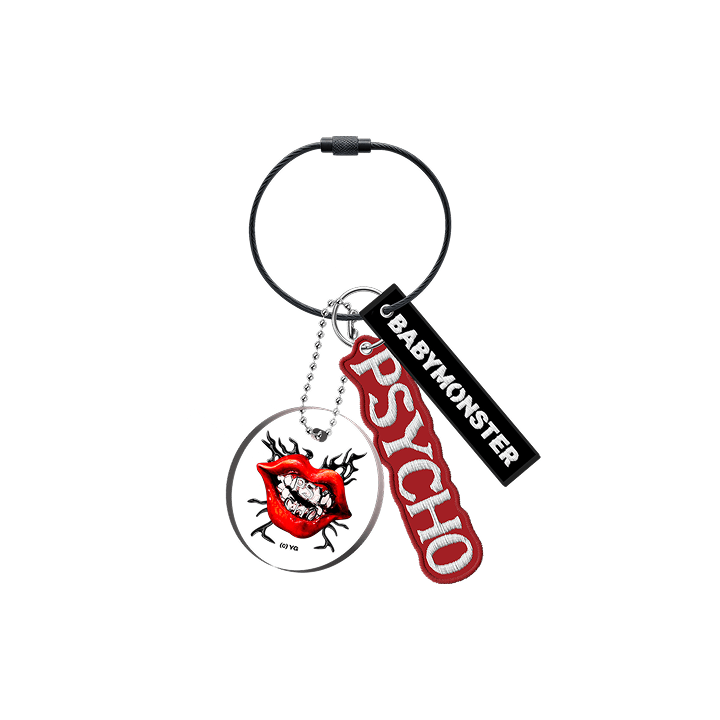 BABYMONSTER - PSYCHO OFFICIAL MD PSYCHO KEYRING - COKODIVE