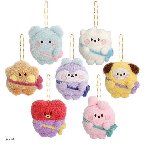 BT21 - MININI PLUSH KEYRING PONPON ENJOY - COKODIVE