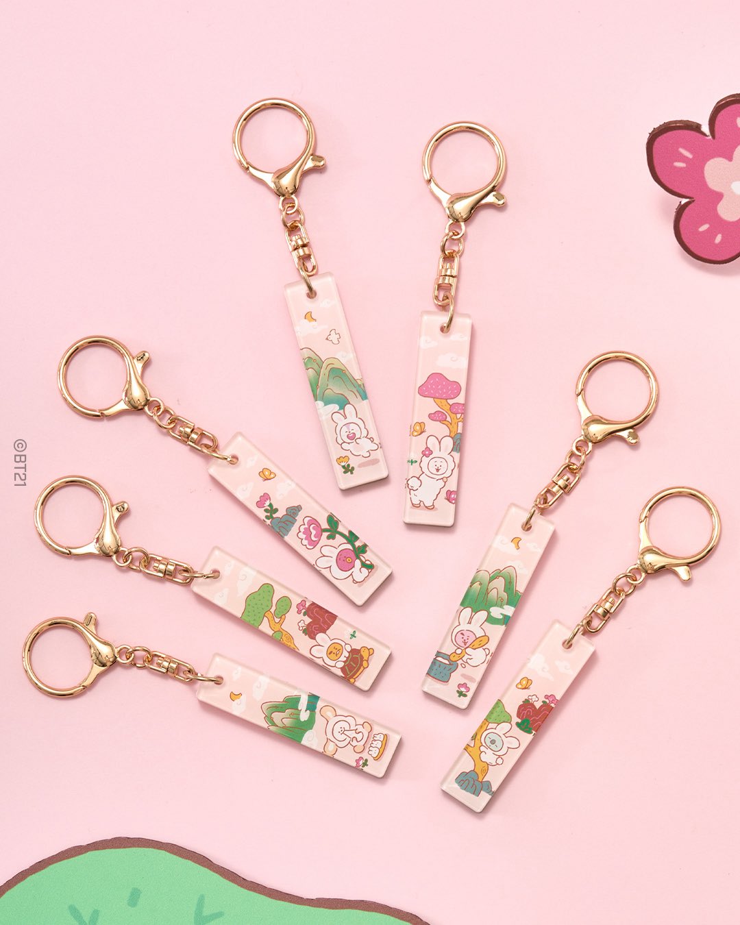 BT21 - K-TOKKI EDITION STICK ACRYLIC KEYRING - COKODIVE