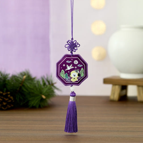 BT21 - PREMIUM K EDITION EMBROIDERED TESSLE KEYRING - COKODIVE