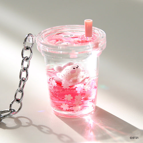 BT21 - CHERRY BLOSSOM MININI WATER KEYRING - COKODIVE