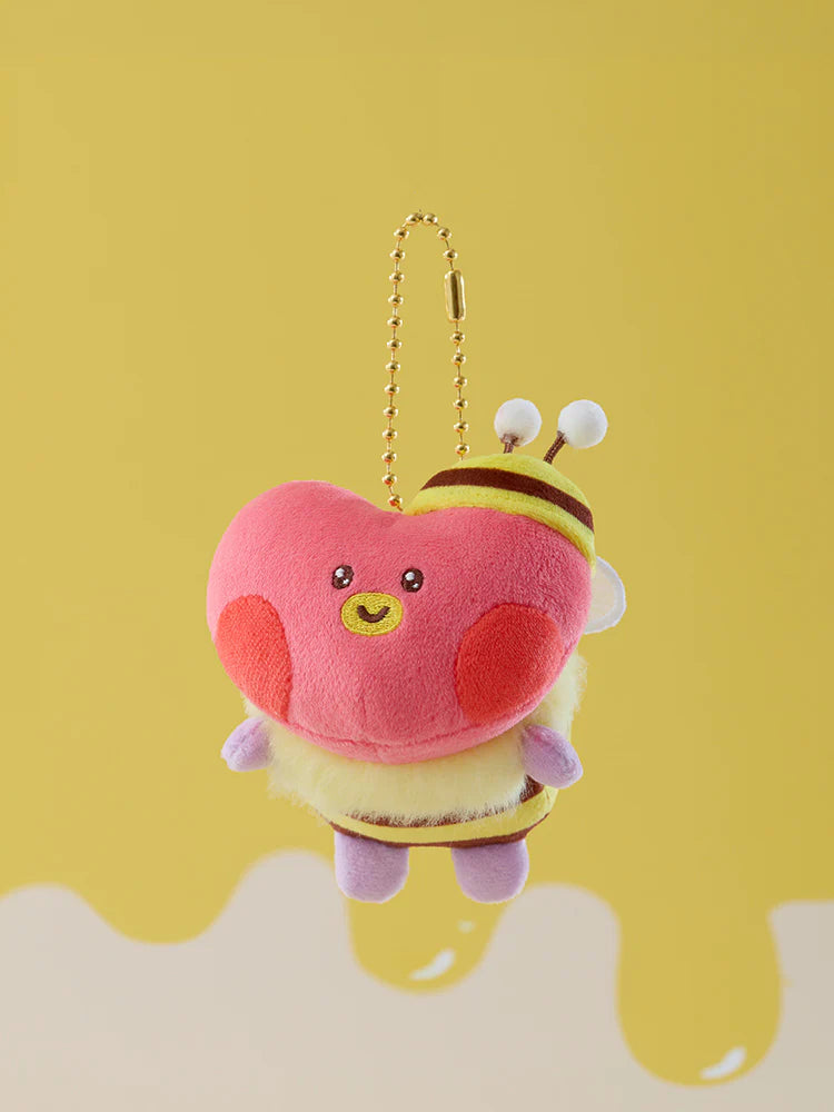BT21 - MININI HONEYBEE PLUSH KEYRING - COKODIVE