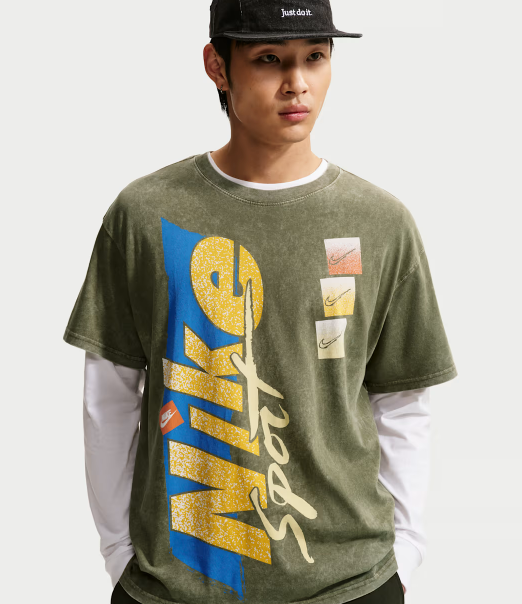 [BTS J-HOPE PICK] NIKE SPORTSWEAR MAX90 T-SHIRT (KHAKI) - COKODIVE