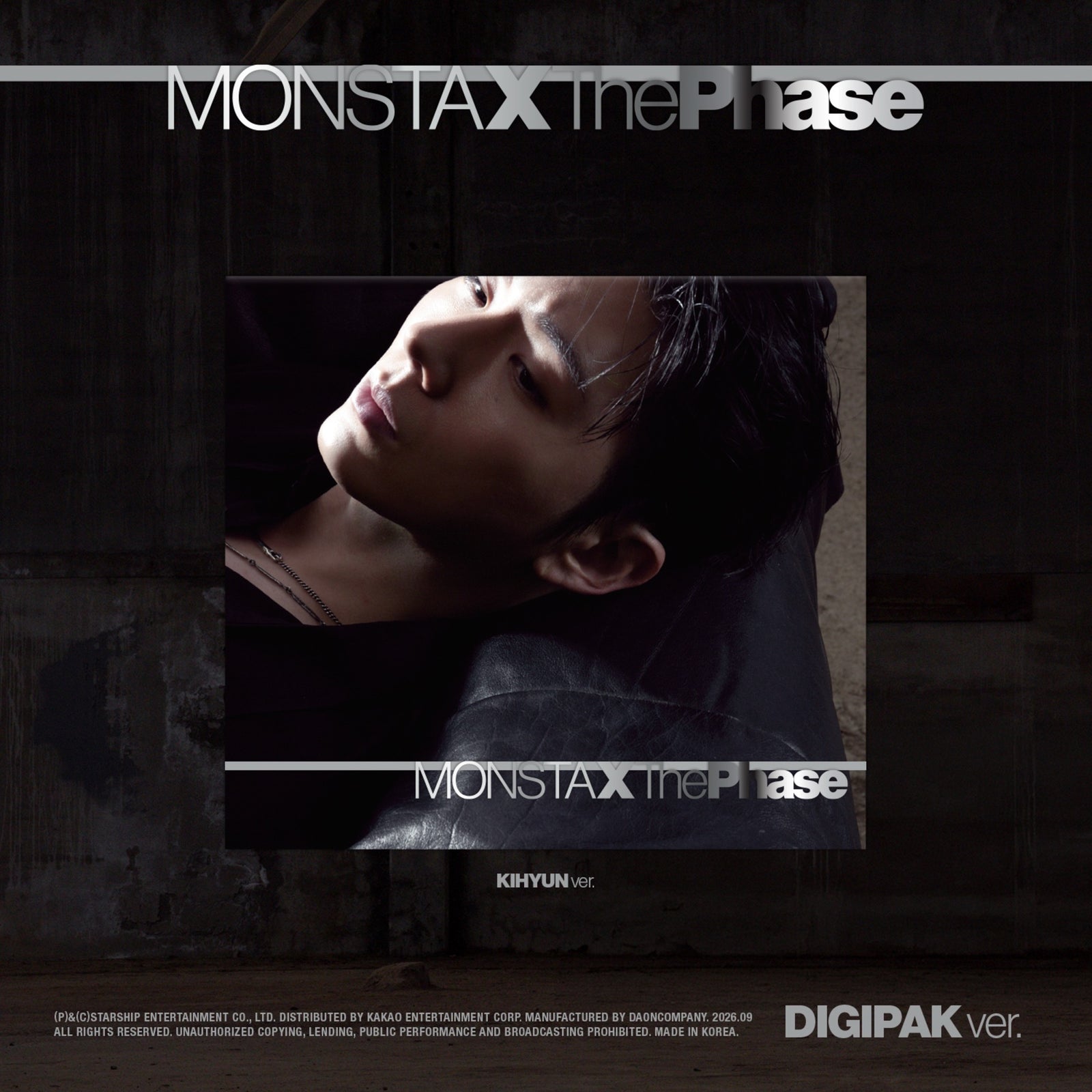 MONSTA X - THE PHASE EP ALBUM STARSHIP GIFT DIGIPACK VER KIHYUN