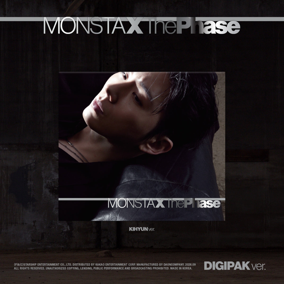 MONSTA X - THE PHASE EP ALBUM STARSHIP GIFT DIGIPACK VER KIHYUN
