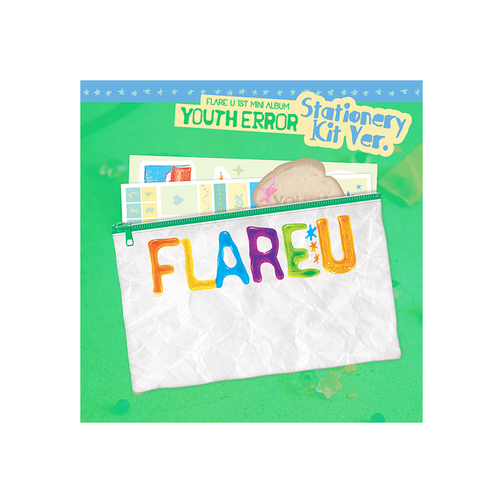FLARE U - YOUTH ERROR 1ST MINI ALBUM WEVERSE SHOP GIFT STATIONERY KIT VER - COKODIVE