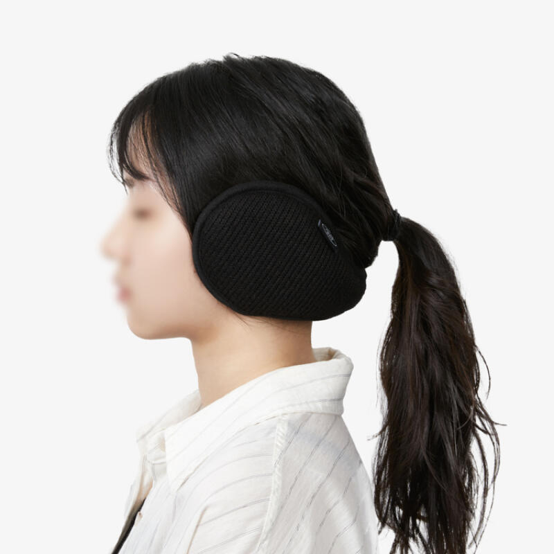 KNIT SPORTS EAR WARMERS BLACK - COKODIVE