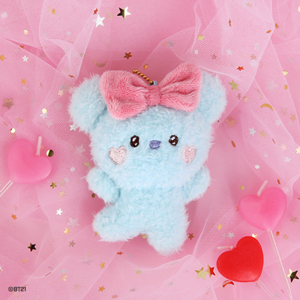 BT21 MININI LOVELY PLUSH KEY RING - COKODIVE