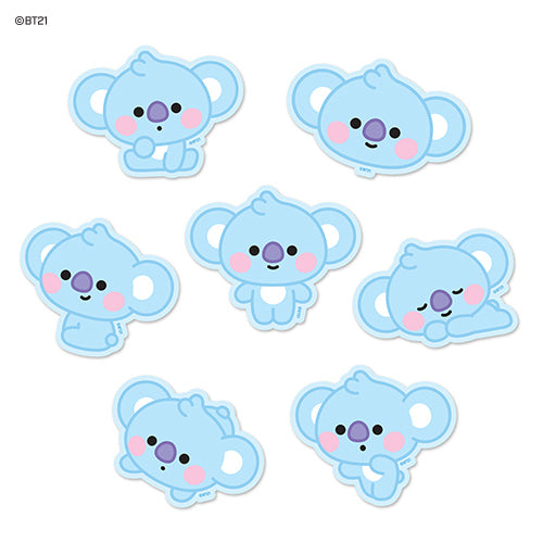 BT21 - BABY BIG STICKER KOYA, RJ, SHOOKY - COKODIVE