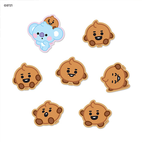 BT21 - BABY BIG STICKER KOYA, RJ, SHOOKY - COKODIVE