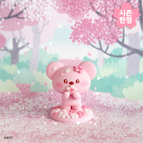 BT21 - CHERRY BLOSSOM LEATHER PATCH FIGURE KOYA - COKODIVE