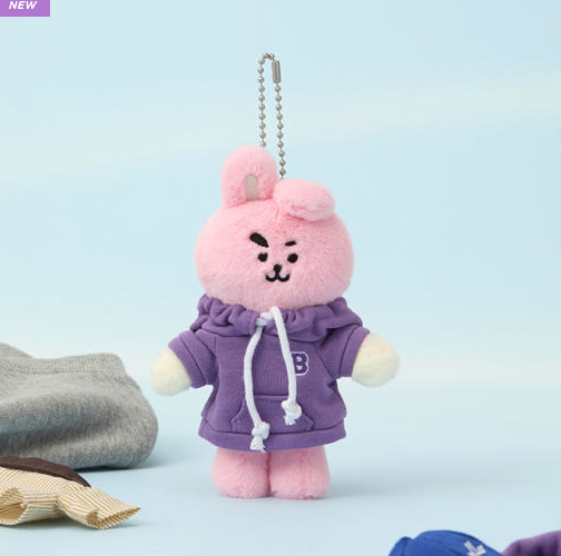 BT21 - PETIT CLOSET PLUSH DOLL KEYRING - COKODIVE