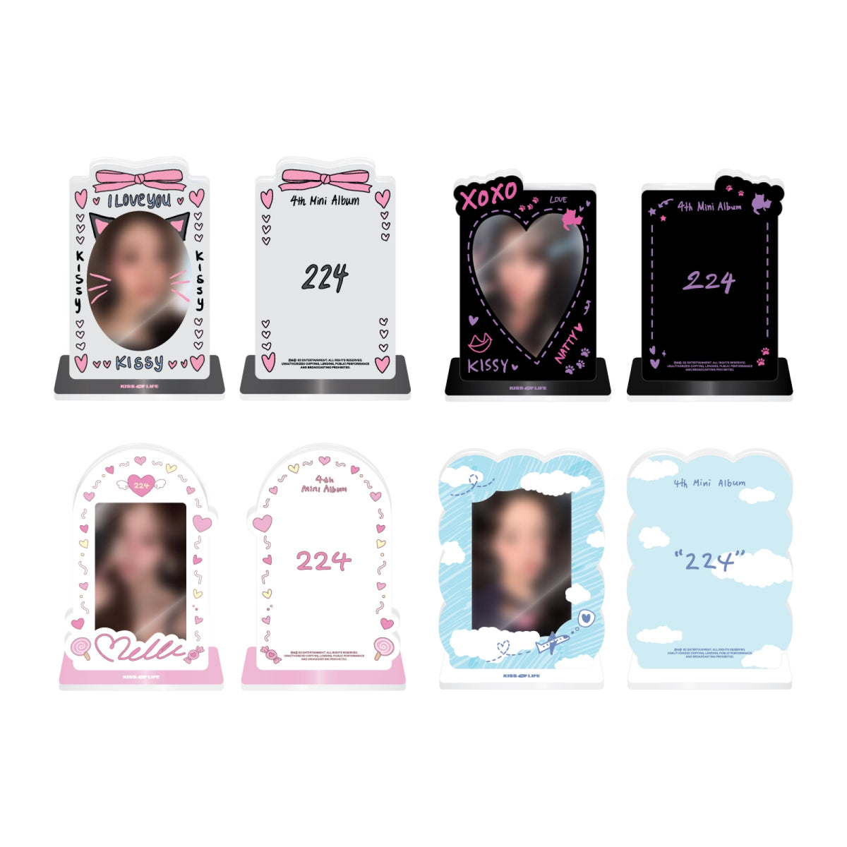 KISS OF LIFE - 224 4TH MINI ALBUM OFFICIAL MD ACRYLIC PHOTO STAND - COKODIVE