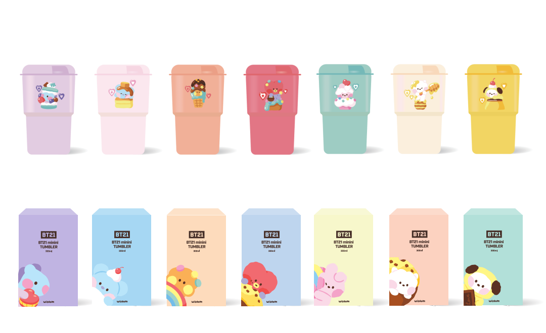 BT21 MININI TUMBLER SWEETIE - COKODIVE