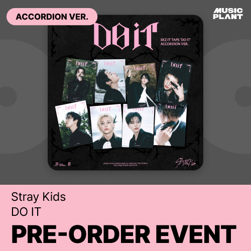 STRAY KIDS - DO IT SKZ IT TAPE ALBUM MUSICPLANT GIFT ACCORDION VER