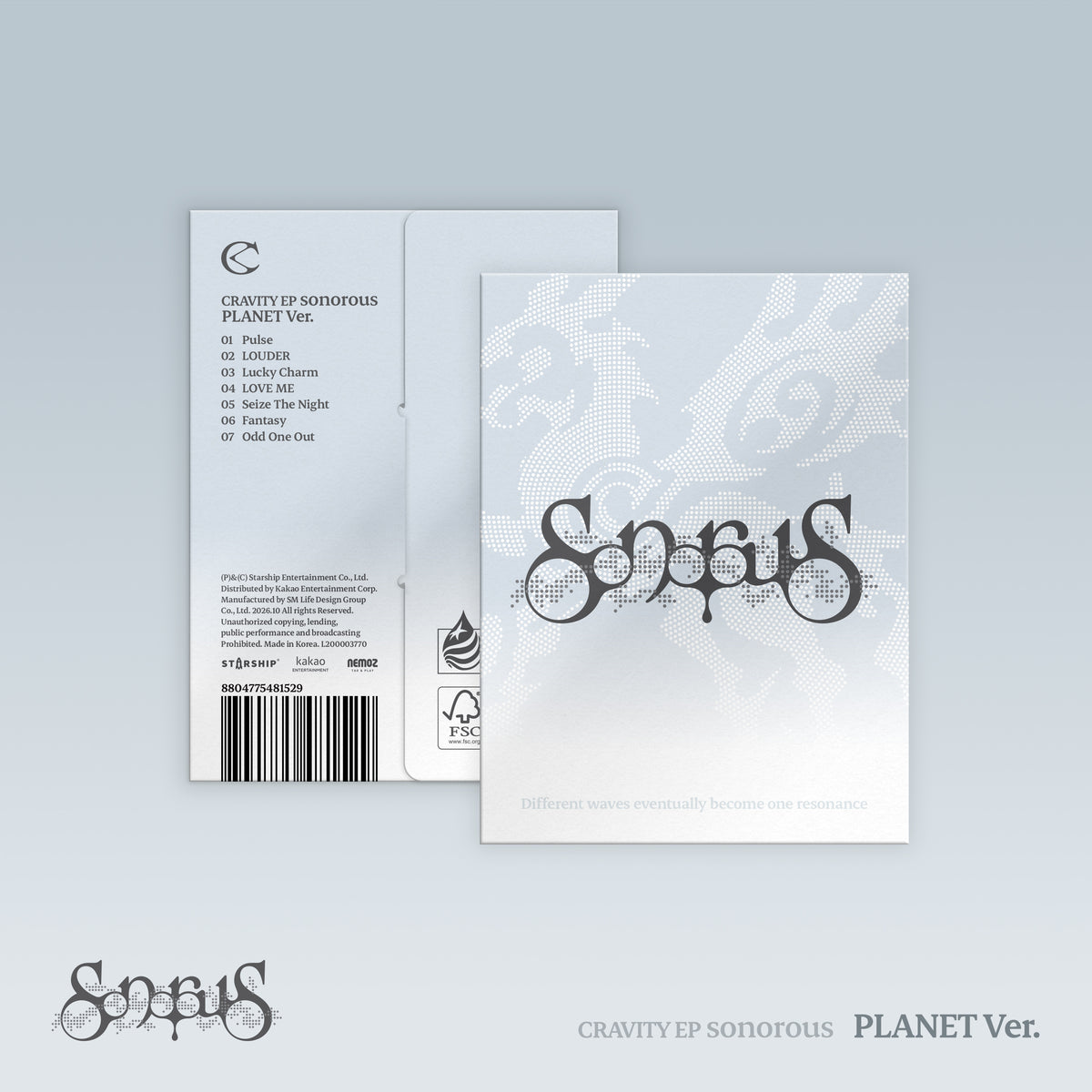 CRAVITY - SONOROUS MINI ALBUM PLANET VER (LIMITED) - COKODIVE