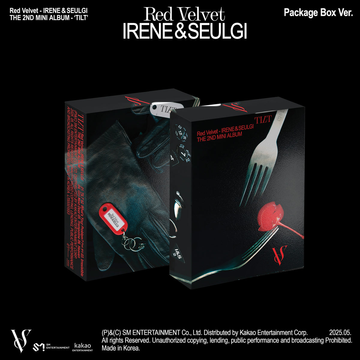 RED VELVET IRENE & SEULGI - TILT 2ND MINI ALBUM PACKAGE BOX VER - COKODIVE