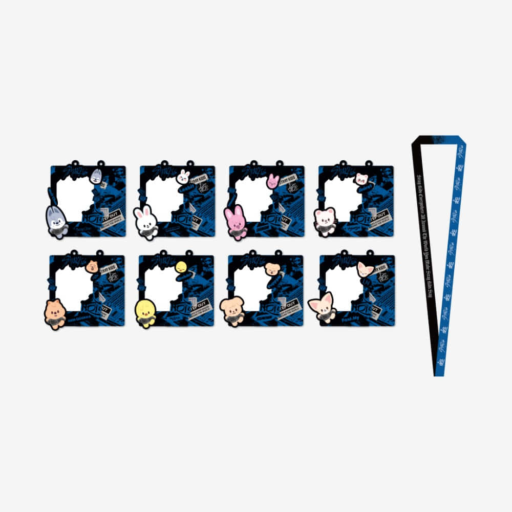 STRAY KIDS - HIPTAPE POP UP OFFICIAL MD SKZOO LANYARD SET