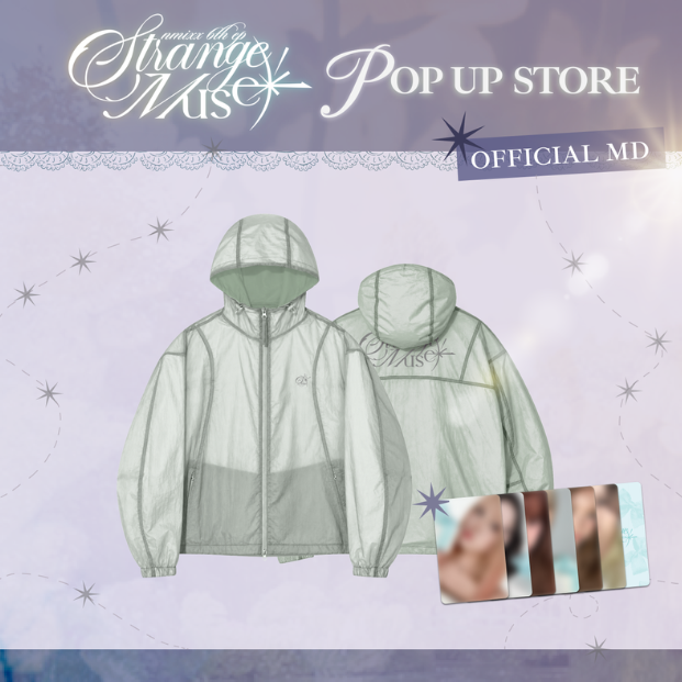 NMIXX - STRANGE MUSE POP UP OFFICIAL MD LAYERED WINDBREAKER - COKODIVE