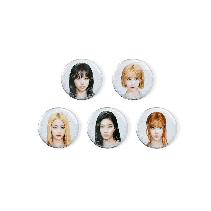 LE SSERAFIM - PUREFLOW 2026 TOUR OFFICIAL MD LUCKY DRAW (PHOTO CAN BADGE) - COKODIVE