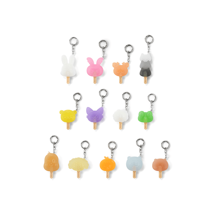 SEVENTEEN - ICE CREAM WITH MINITEEN CHARACTER POP UP OFFICIAL MD LUCKY DRAW (RANDOM MINI KEYRING) - COKODIVE