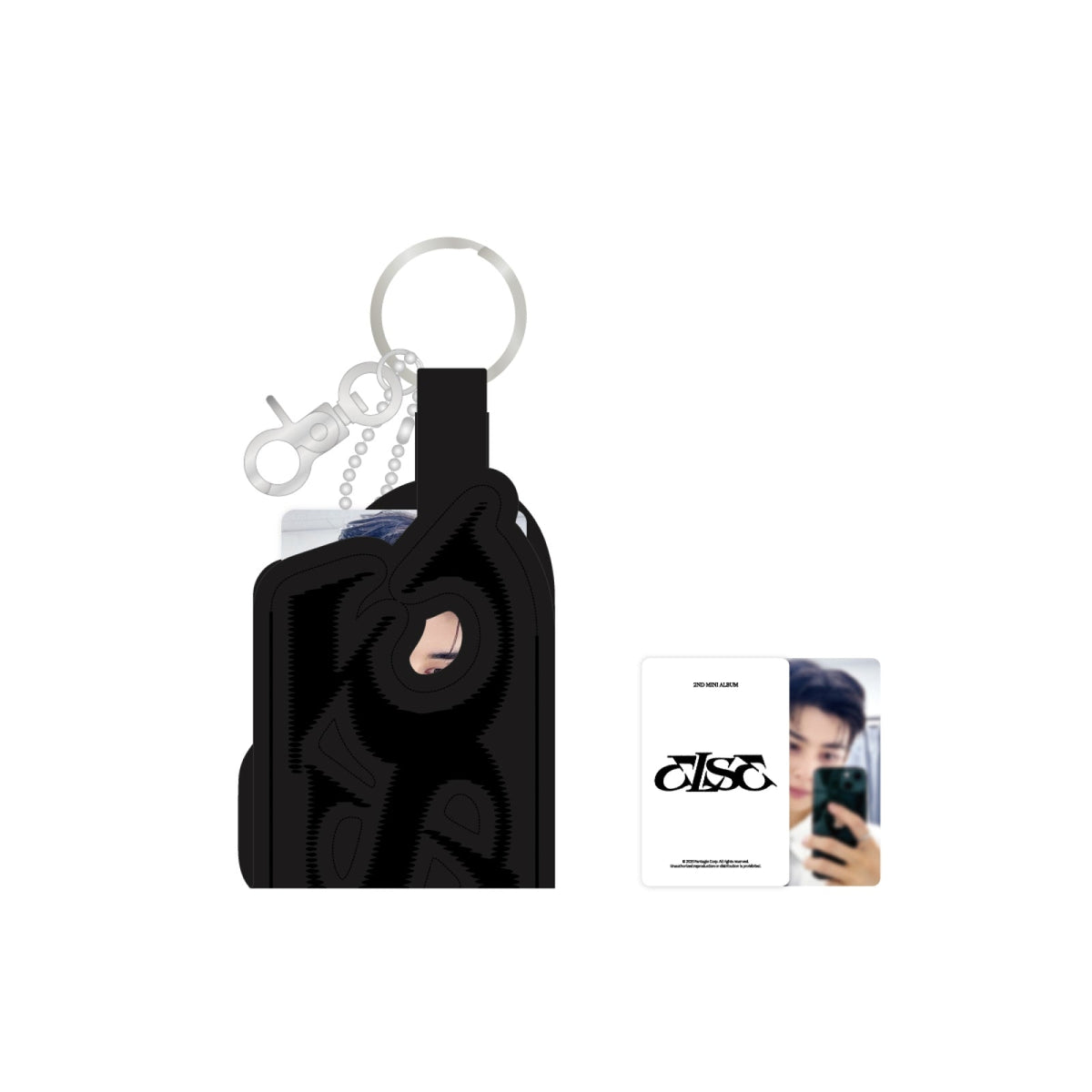 CHA EUN WOO - ELSE 2ND MINI ALBUM POP UP OFFICIAL MD LEATHER HOLDER KEYRING - COKODIVE
