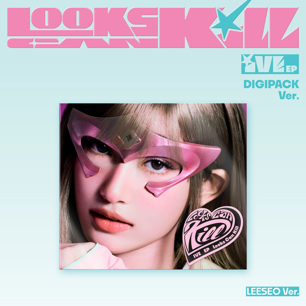 IVE - LOOKS CAN KILL EP ALBUM STARSHIP GIFT DIGIPACK VER (LEESEO VER)