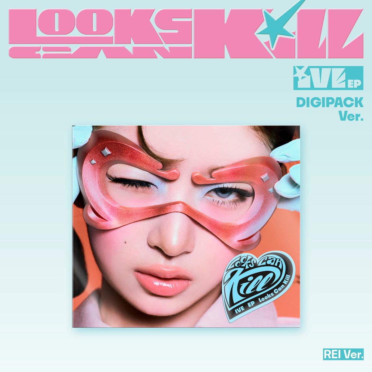 IVE - LOOKS CAN KILL EP ALBUM STARSHIP GIFT DIGIPACK VER (REI VER)