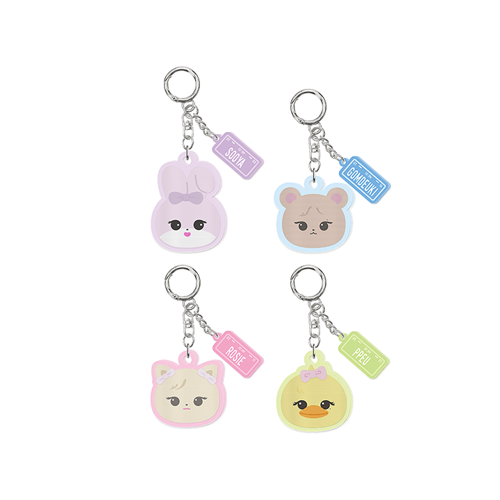 BLACKPINK - JUMP POP UP OFFICIAL MD CHARACTER LENTICULAR KEYRING