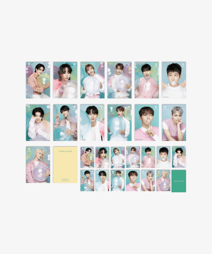 SEVENTEEN - ALWAYS YOURS OFFICIAL MD LENTICULAR POSTCARD - COKODIVE