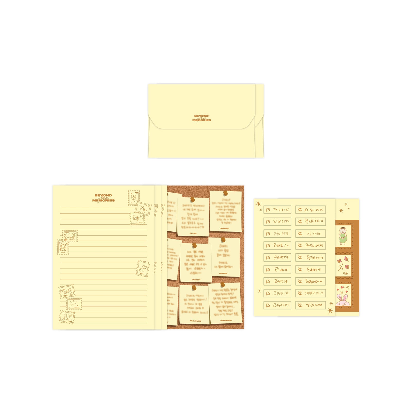 CRAVITY - BEYOND YOUR MEMORIES 2024 FAN CON OFFICIAL MD LETTER SET - COKODIVE