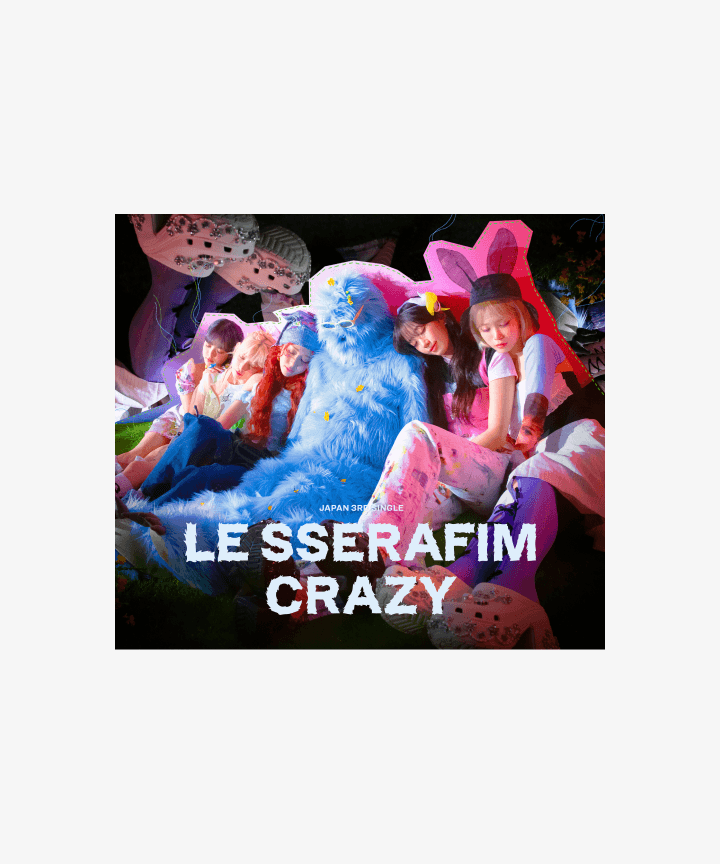 LE SSERAFIM - CRAZY JAPAN 3RD SINGLE ALBUM WEVERSE GIFT LIMITED EDITION A