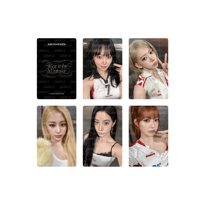 LE SSERAFIM - ICONIC BY MISTAKE OFFICIAL MD PHOTO CARD - COKODIVE