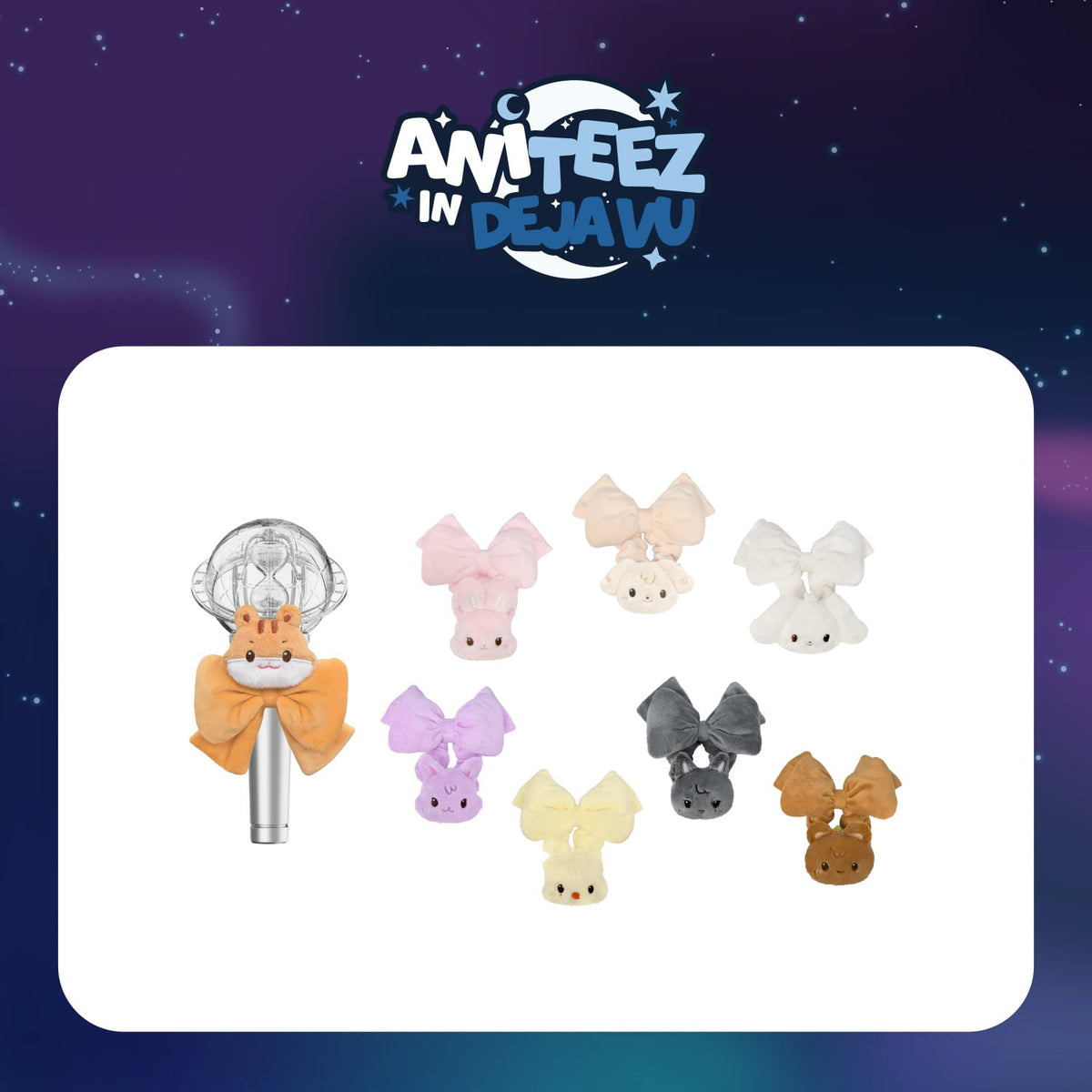 ATEEZ - ANITEEZ IN DEJAVU POP UP OFFICIAL MD TINY LIGHT STICK SCRUNCHIE
