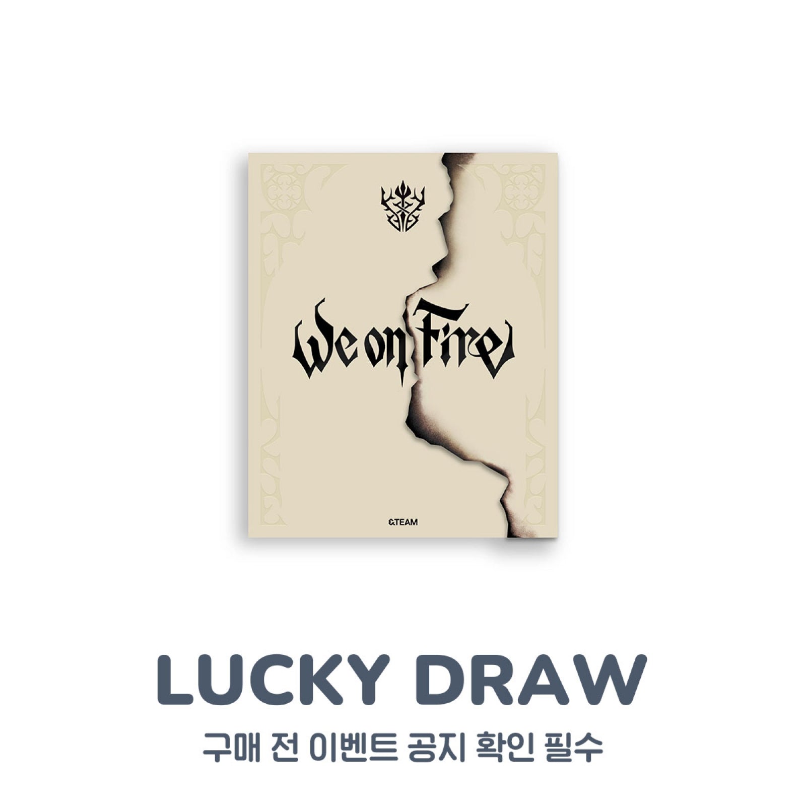&TEAM - WE ON FIRE 3RD EP ALBUM WITHMUU 2ND LUCKY DRAW EVENT LIMITED EDITION VER (1EA) - COKODIVE